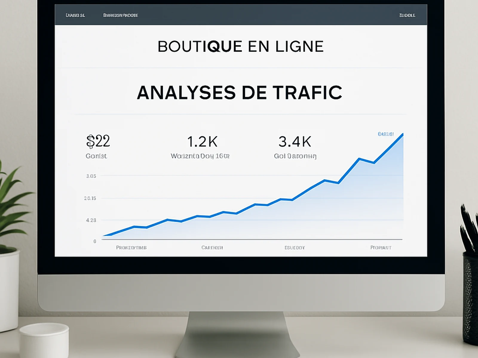 3.4x organic sessions in 8 months for a French online retailer.